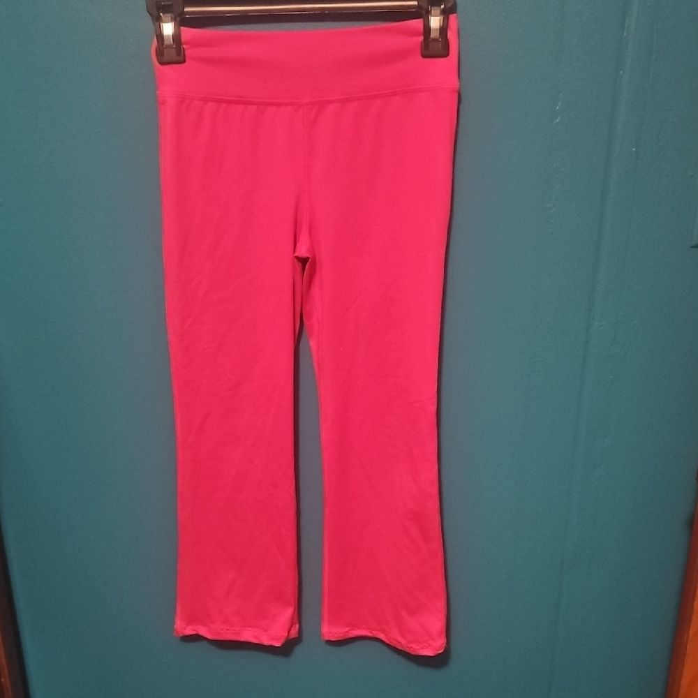 Athletic Works Girls Hot Pink Stretch Leggings